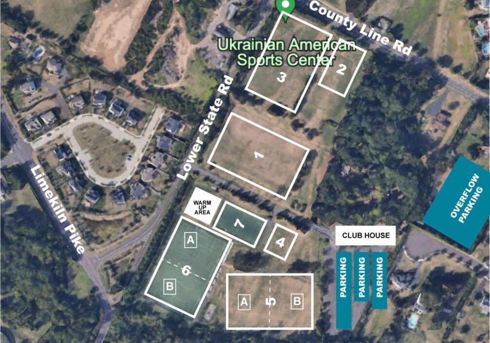 Ukrainian American Sports Center Map(NEW)